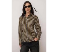 WOVCOR Striped Woven Shirt with Adjustable Waist - Multi - 6