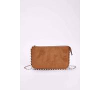 Wovcor Studded Small Cross-Body Wallet Bag In Camel Camel One Size