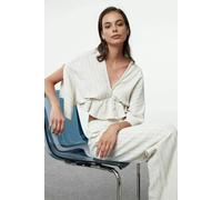 WOVCOR Textured Fabric Ruffled Woven - Ecru - 14