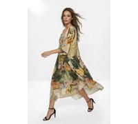 WOVCOR Tropical Patterned Woven Dress - Multi - L