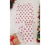 WOVCOR Women's Christmas Bear Print Long Sleeve Top & Pyjama Set | Size: XL WOVCOR Multicolor XL