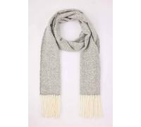 WOVCOR Women's Contrast Tassel Marled Boucle Oversized Winter Scarf in Grey WOVCOR Grey One Size