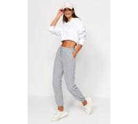 WOVCOR Women's High Waist Relaxed Fit Knit Joggers with Pocket Detail in Grey | Size: Medium WOVCOR Grey M
