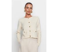 WOVCOR Women's Knit Cardigan With Pocket Detail in Ecru | Size: Medium WOVCOR Ecru M