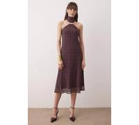 WOVCOR Women's Polka Dot Lined Midi Dress | Size: Small WOVCOR Multicolor S
