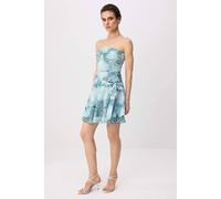 WOVCOR Women's Strapless Skater Mini Dress | Size: 10 WOVCOR Multicolor 10
