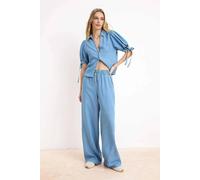 WOVCOR Women's Tencel Denim Co Ord Set in Blue | Size: Medium WOVCOR Blue M