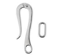 WOVEBIUS 4"/6" Stainless Steel Pelican Hook Fit for Marine Boat Guard Rail 147mm,Silver