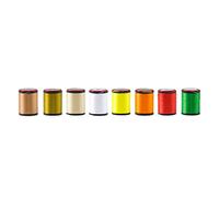 WOVEBIUS 8Spools Fly Tying Thread Kit for Lure Bait DIY Making Tool 120 Deniers Bright Color