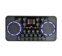 WOVEBIUS Sound Card Live Streaming Bluetooth-compatible Audio Mixers Music Recording Accessory Mic Voice Control Noise Reduction