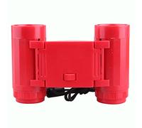 WOVEBIUS Telescope Portable Kid Binocular Foldable Outdoor Observing Tool High Resolution Children Binocular,Red