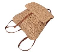Woven Backpack and Reducing Shoulder Strain with Spacious Interior Large Capacity Beach Bag Stylish Boho Design for Women for Beach Trips and Casual Outings
