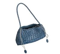 Woven Bags Women PU Hand-Woven Women's Bag, Vegetable Basket Sailboat Beach | PU Hand-Woven Women's Bag, Vegetable Basket Sailboat Bucket Bag, Casual Vacation Handbag Shoulder Bag
