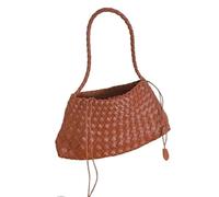 Woven Bags Women PU Hand-Woven Women's Bag, Vegetable Basket Sailboat Beach | PU Hand-Woven Women's Bag, Vegetable Basket Sailboat Bucket Bag, Casual Vacation Handbag Shoulder Bag