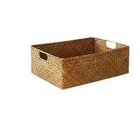 Woven Basket Large Woven Basket of Straw Wicker for Home Table Fruit Bread Towels Small Kitchen Storage Container(25204)