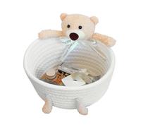 Woven Basket,Space Saving Empty Cute | Decorative Basket Funny Decor | for Book Home Decor Snack Tool Bedroom Living Room Bathroom Laundry Nursery Organization