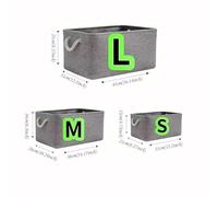 Woven Basket Sundries Storage Basket Cabinet Box Laundry for Toys Clothes Socks Book Organizer(Brown,S-31X21X12CM)