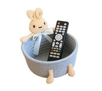 Woven Baskets for Storage, Space Saving Empty Cute, Funny Woven Basket Storage Organizer, for Book Home Decor Snack Tool Bedroom Living Room Bathroom Laundry Nursery Organization