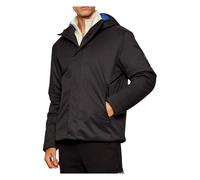 Woven Caban Coat - male - Emporio Armani EA7 - Winter Jackets - Black - XL - Jackets XL