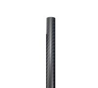 Woven Carbon Profile 2pcs Carbon Fiber Circular Tube, High Grade Twill Matte 3K Fabric Wound, 500mm Hollow Rod(60x56 x500mm)