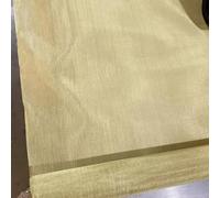 Woven Copper Wire Filter Mesh 10 20 30 40 60 80 100 120 150 180 200 Mesh For Electromagnetic Shielding(Brass 1x1m,120 mesh)