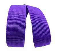 WEITINGKKK Woven Cotton Tape Sewing Tape, Polypropylene Heavy Duty Webbing Strap,Canvas Nylon Ribbon,Belt Bag Pet(Purple,50mm)