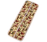 Woven Crochet Bag, Compact , Durable Zipper, Multifunctional Design, Internal Dividers, Optimized Capacity, Neat Storage of Tools, Spiders, Embroidery