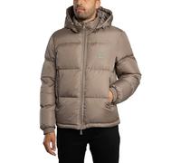 Woven Down Hooded Jacker Driftwood L