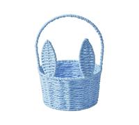 Woven Easter Basket | Easter Bunny Woven Basket | Lightweight Natural Decor for Living Room Bedroom Patio Picnic Party Home Holiday