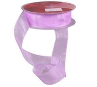 Woven Edge Organza 25mm 3 Pack - Lilac