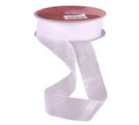 Woven Edge Organza 25mm 3 Pack - White