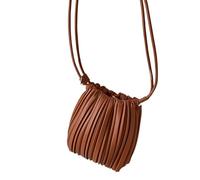 Woven French Pleated Texture Bag Spring And Summer New Korean Version Niche Design Candy Color Magnetic Small Square Bag Women