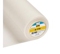 Woven Fusible Interfacing G770 Vlieseline - Soft & Resilient - for Jackets, Blazers, Waistbands - Medium to Heavyweight & Sensitive Fabrics - Wash-Resistant - Easy Iron-On Sold Per Metre (Ecru)