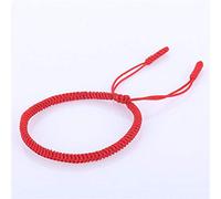 Woven,Hand-Knitted Tibetan Rope Jewelry, King Kong Buddhism Knot Color Red Rope, Personalized Clothing Accessories Jewelry