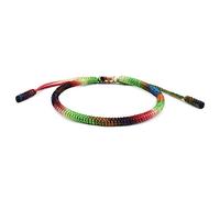 Woven,Hand-Knitted Tibetan Rope Jewelry, Seven-Pulse Yoga Color Diamond Knot Lucky Rope, The Birth Of The Year, National Wind, Men And Women, Personalized Clothing Accessori