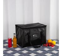 Woven Laminated Cooler Bag Featuring Insulation Technology for Outdoor Use and Portable Lunch Storage Solutions (35 * 23 * 26CM)