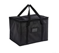 Woven Laminated Cooler Bag with Insulation for Outdoor Activities, Spacious and Lunch Carrier to Keep Food and Drinks Warm or Cold (52 * 35 * 39CM)