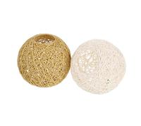 Woven Lampshade 2pcs Paper Rope Simple Style Light Cover