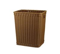 Woven Laundry Basket, Extra Large Laundry Hamper, Wicker Basket, Laundry Baskets for Home Office, Dirty Clothes Basket, Foldable Laundry Basket(Brown,48X40X55cmt/19x16x22in)