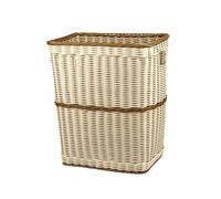 Woven Laundry Basket, Extra Large Laundry Hamper, Wicker Basket, Laundry Baskets for Home Office, Dirty Clothes Basket, Foldable Laundry Basket(Beige,48X40X55cmt/19x16x22in)