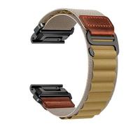 Woven Nylon Bands for Garmin Tactix Fenix 8 E 7 6 5 47mm Marq Instinct 3 2 | 22mm leather Strap for Quatix 7 EPIX ultralight Replacement band descent G2 G1 soft Quick drying Wristband