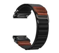 Woven Nylon Bands for Garmin Tactix Fenix 8 E 7 6 5 47mm Marq Instinct 3 2 | 22mm leather Strap for Quatix 7 EPIX ultralight Replacement band descent G2 G1 soft Quick drying Wristband