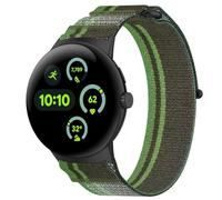 Woven Nylon Straps Compatible with Google Pixel Watch 4 41 mm Bracelet, Breathable Fabric Strap, Sports Watch Strap, Adjustable Men Women Bands for Pixel Watch 4/3/2/1, 41 mm Smartwatch, Eine Grösse