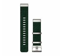 Woven Nylon Watch Band Garmin Quickfit 22 Vert TU