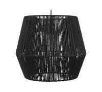 Woven Pendant Lamp Black GWERU