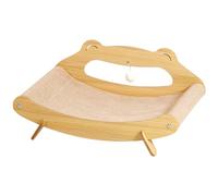 Woven Pet Bed For Kittens Puppy Birthday Pet Kittens Scratcher Hammock Bed Nest Frogs Shaped Cats