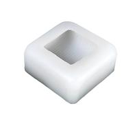 Woven Pillow Shape Silicone Baking Mold Flexible Easy Removal Demolding Square Pillow Silicone Mold for Handmade Dessert Soap