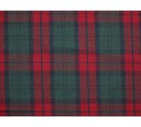 Woven Plaid Check Twill Suiting Dress Fabric Red & Green - per metre