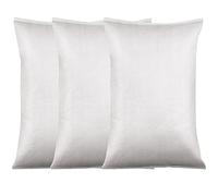 Woven Polypropylene Sandbags for Flooding, Flood Protection Sandbags Heavy Duty White Flood Defences Bag, Waste Storage Rubble Sacks, Polypropylene Builders Bags for Garden Rubbish (3Pcs)