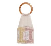 Woven Purse Bag - Crystal Sparkling Handle Tote, Handmade Women Woven Tote | For Family Friends Girlfriend Travel Home Indoor Outdoor Daily Commute Hand-held Gift Cosmetic Storage Bag